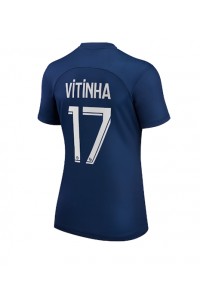 Paris Saint-Germain Vitinha Ferreira #17 Voetbaltruitje Thuis tenue Dames 2022-23 Korte Mouw